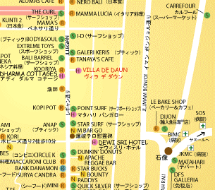 H.I.S.バリ島支店 ～バリフリークへの道～-地図