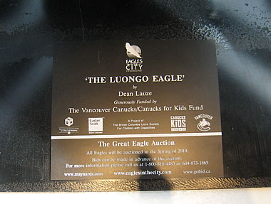 H.I.S.バンクーバー支店-Luongo Eagle
