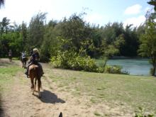 H.I.S. ホノルル支店 ☆ LeaLeaブログ　　　　　　　　　　　　　　　　　　　　　　　ハワイのコネタ♪-horseback riding 33