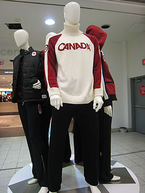 H.I.S.バンクーバー支店-カナダオリンピックユニフォーム