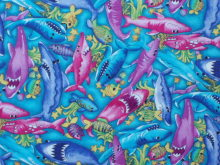 H.I.S. ホノルル支店 ☆ LeaLeaブログ　　　　　　　　　　　　　　　　　　　　　　　ハワイのコネタ♪-Kids Shark Print