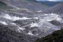 “自然を楽しむ”エコなブログ-立山地獄谷全景8月