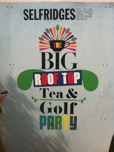 H.I.S.ロンドン雑学講座-セルフリッジの Roof Top Golf Party