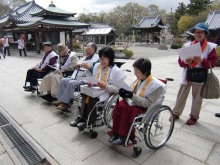 車椅子　お遍路